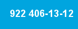 922 406-13-12 922 406-13-12